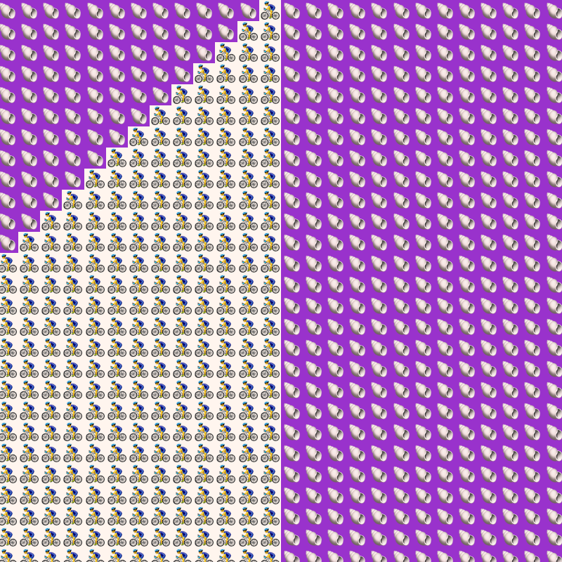 Elementary Cellular Emoji Automata #878