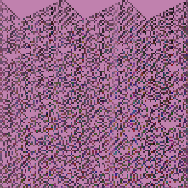 Colored Elementary Cellular Automaton #141