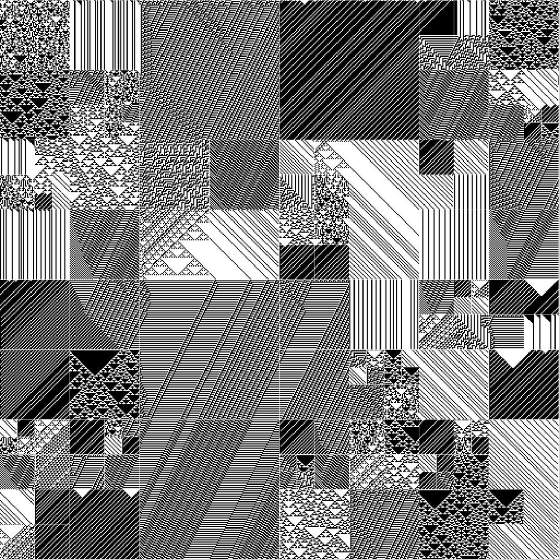 RULES (for Elementary Cellular Automata) #39