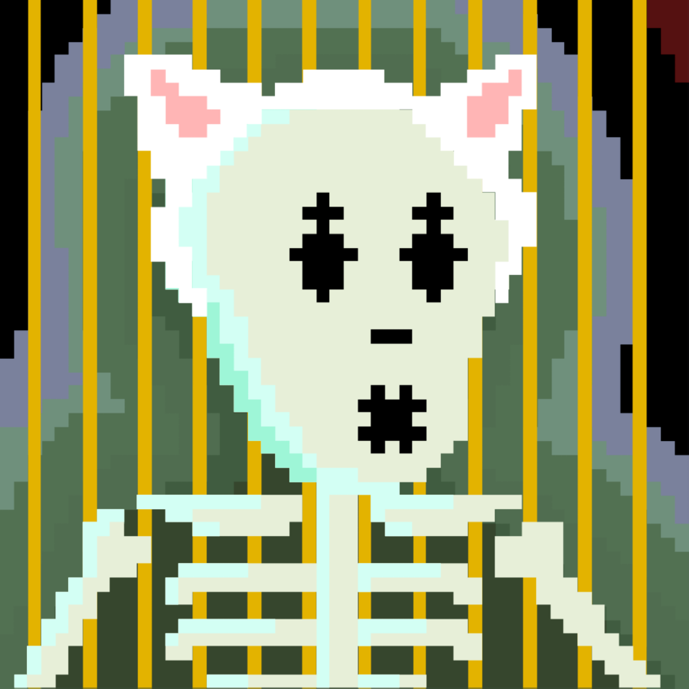 PIXEL SKULLETTI 1 #298