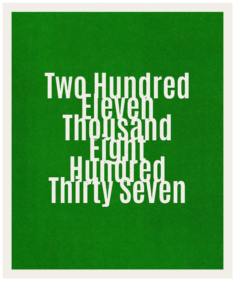 Count #211837