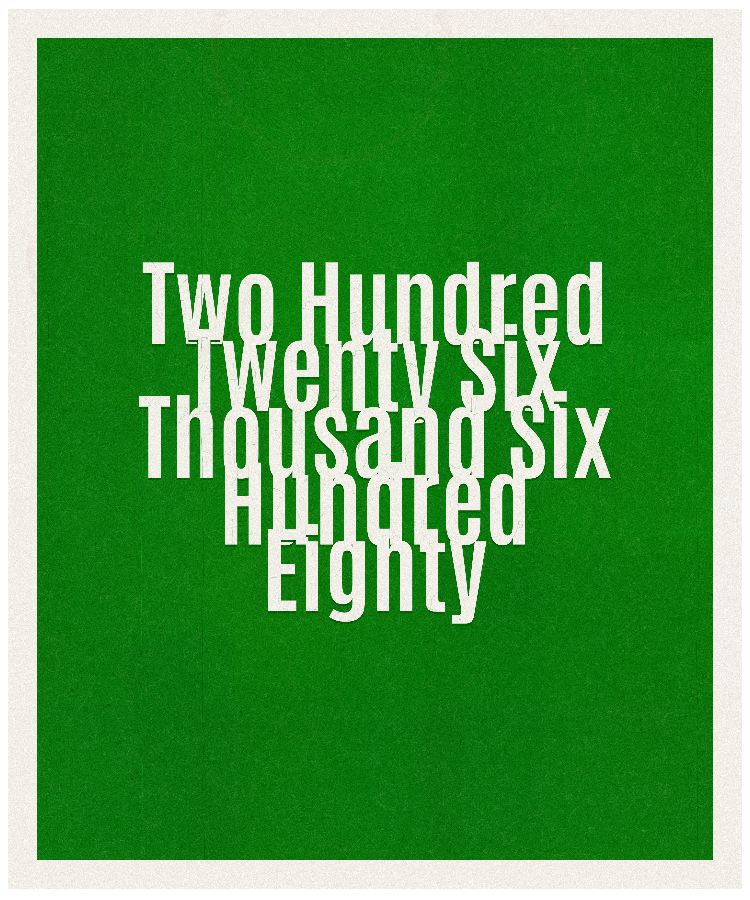 Count #226680