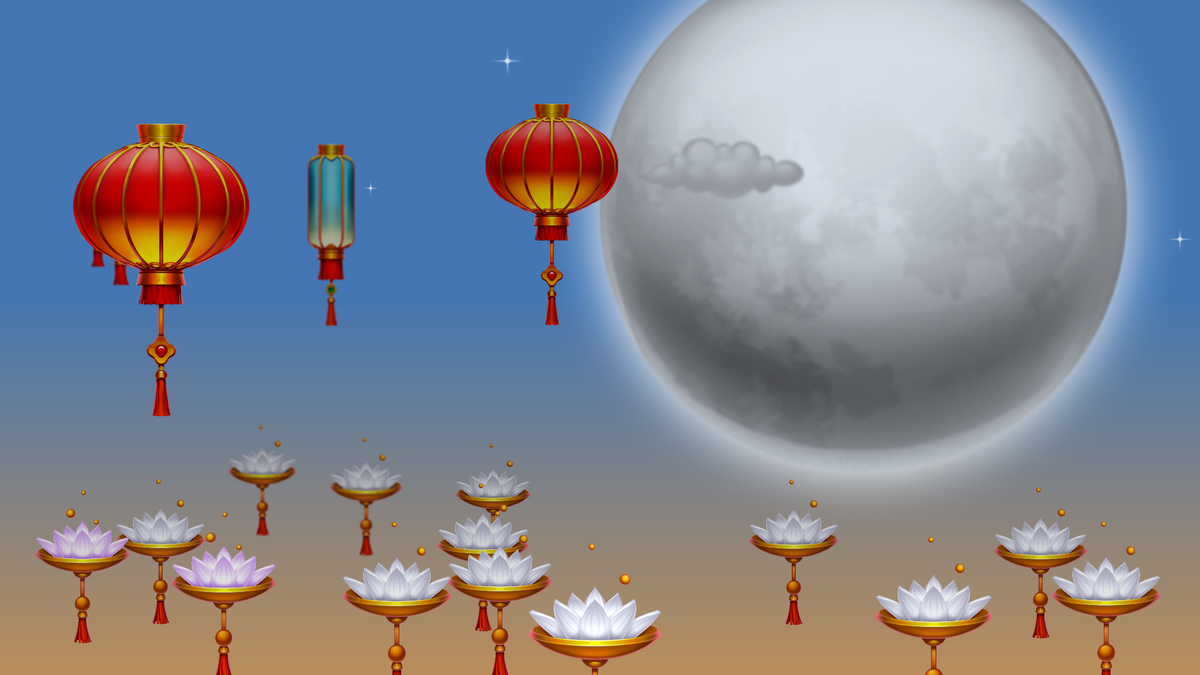 Mooncakes: Happy Mid Autumn Festival 2022 #4500