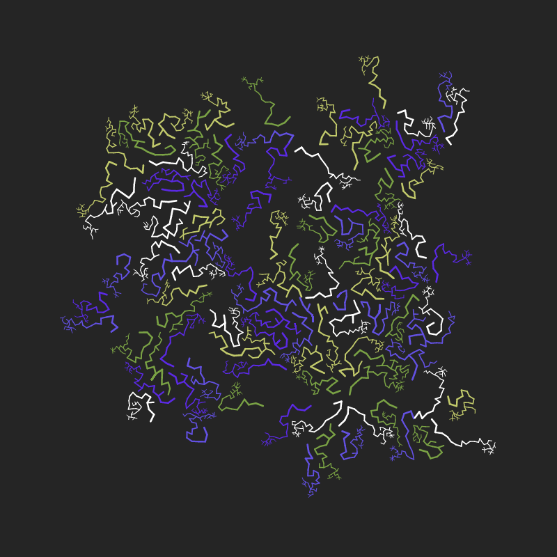 Random circle of Fractals #8