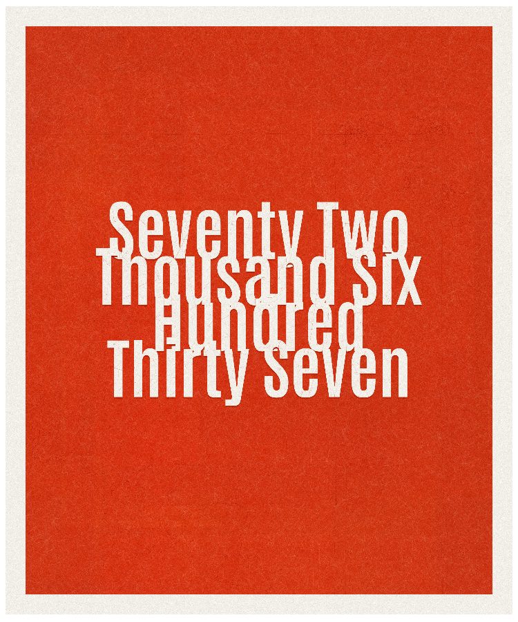 Count #72637