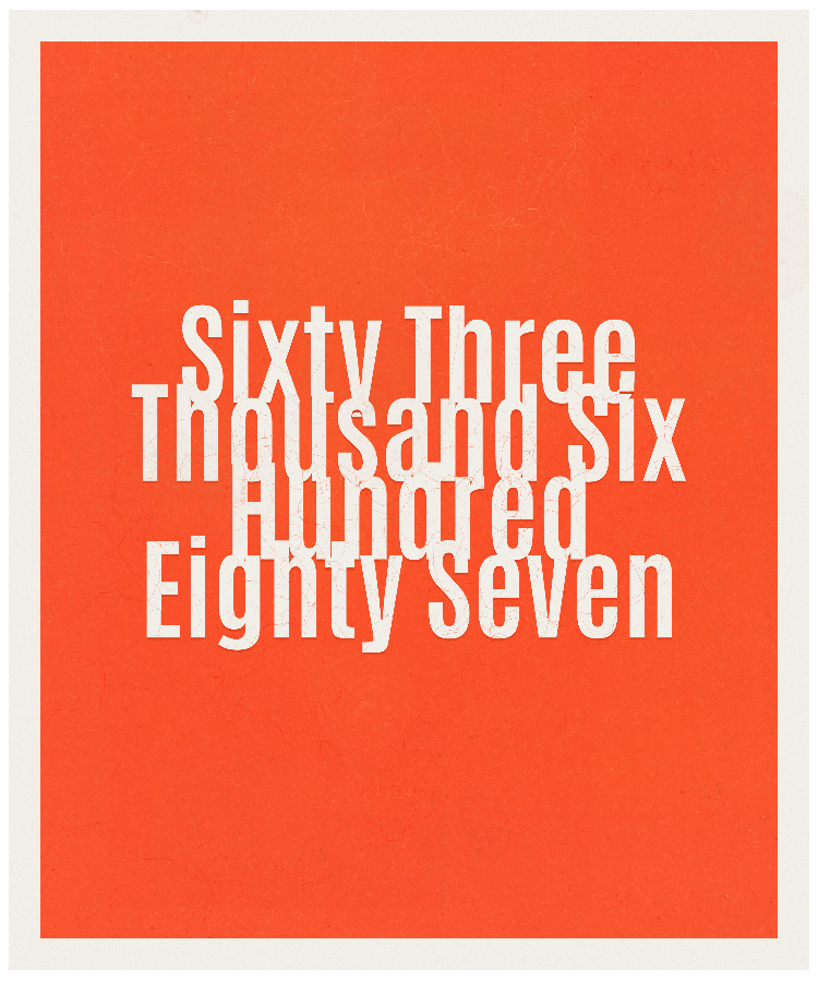 Count #63687