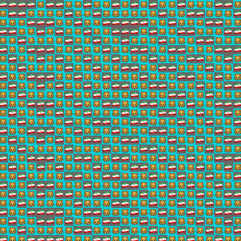 Elementary Cellular Emoji Automata #850