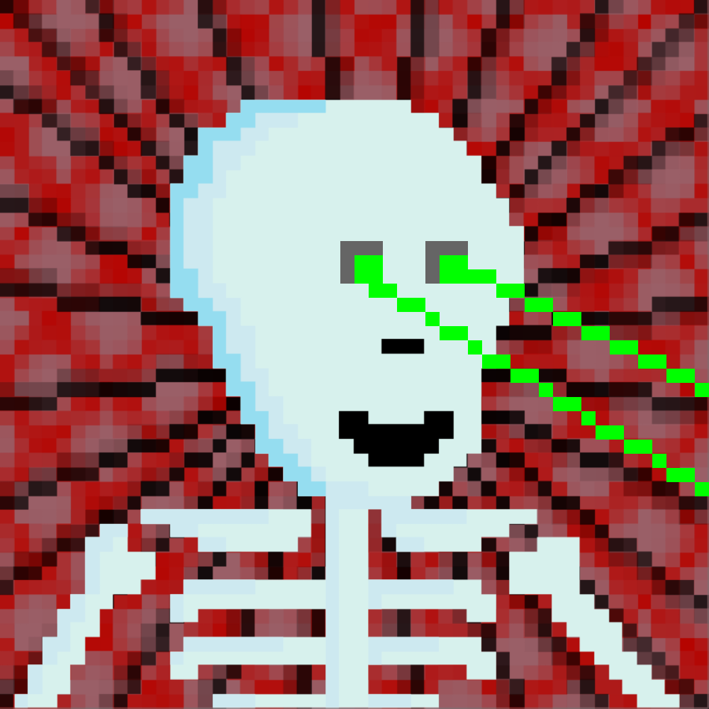 PIXEL SKULLETTI 1 #154