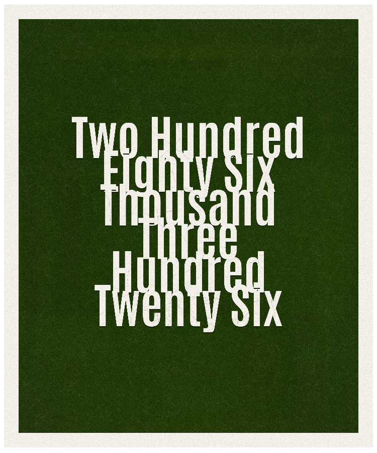 Count #286326