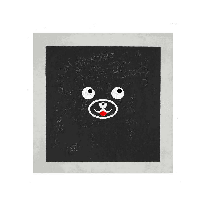 Malevich's Kawaii Squares #5