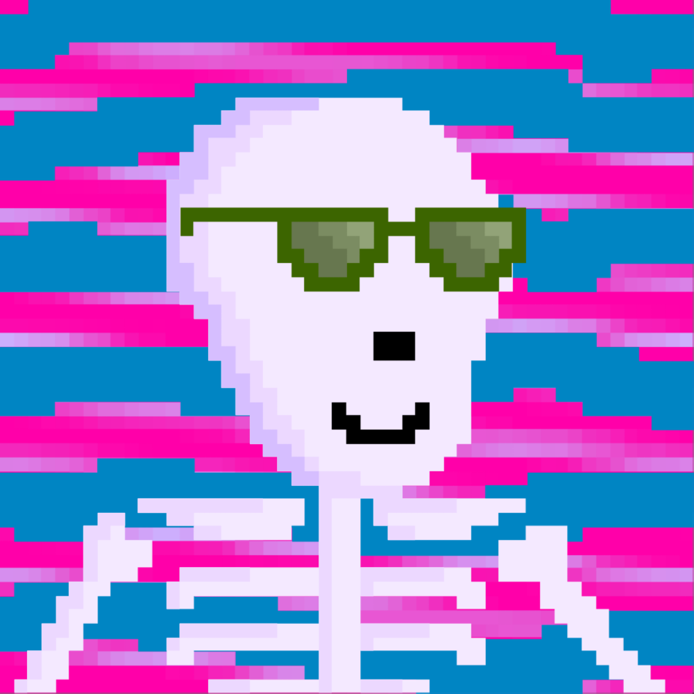 PIXEL SKULLETTI 1 #322