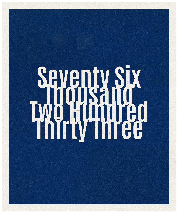 Count #76233