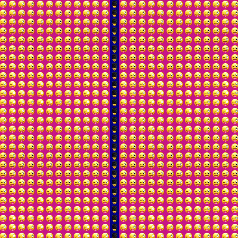 Elementary Cellular Emoji Automata #541