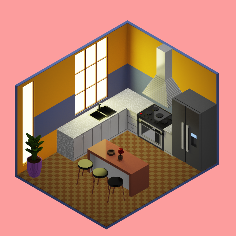 Isometric kitchen #35