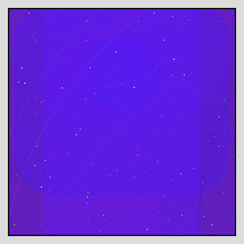 Color Field Starry B #250