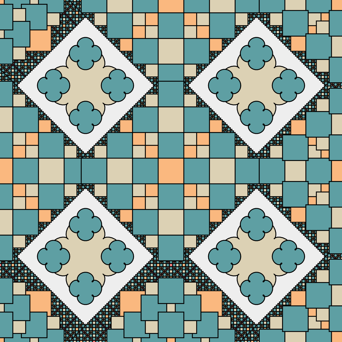 10 patterns 10 palettes #38