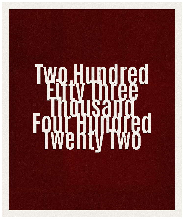 Count #253422