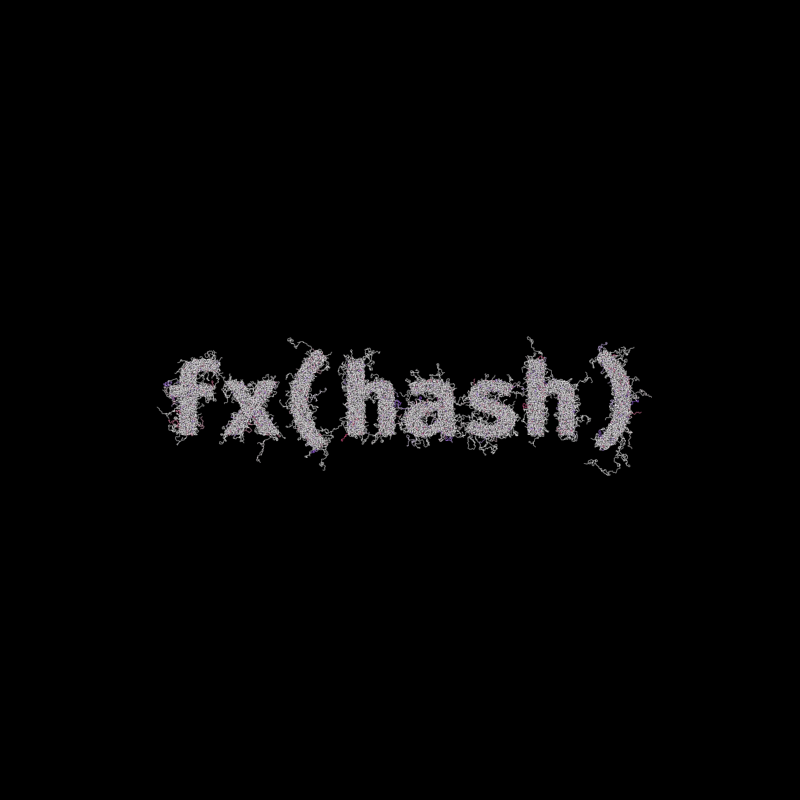 FXHASH Generative Logo #185