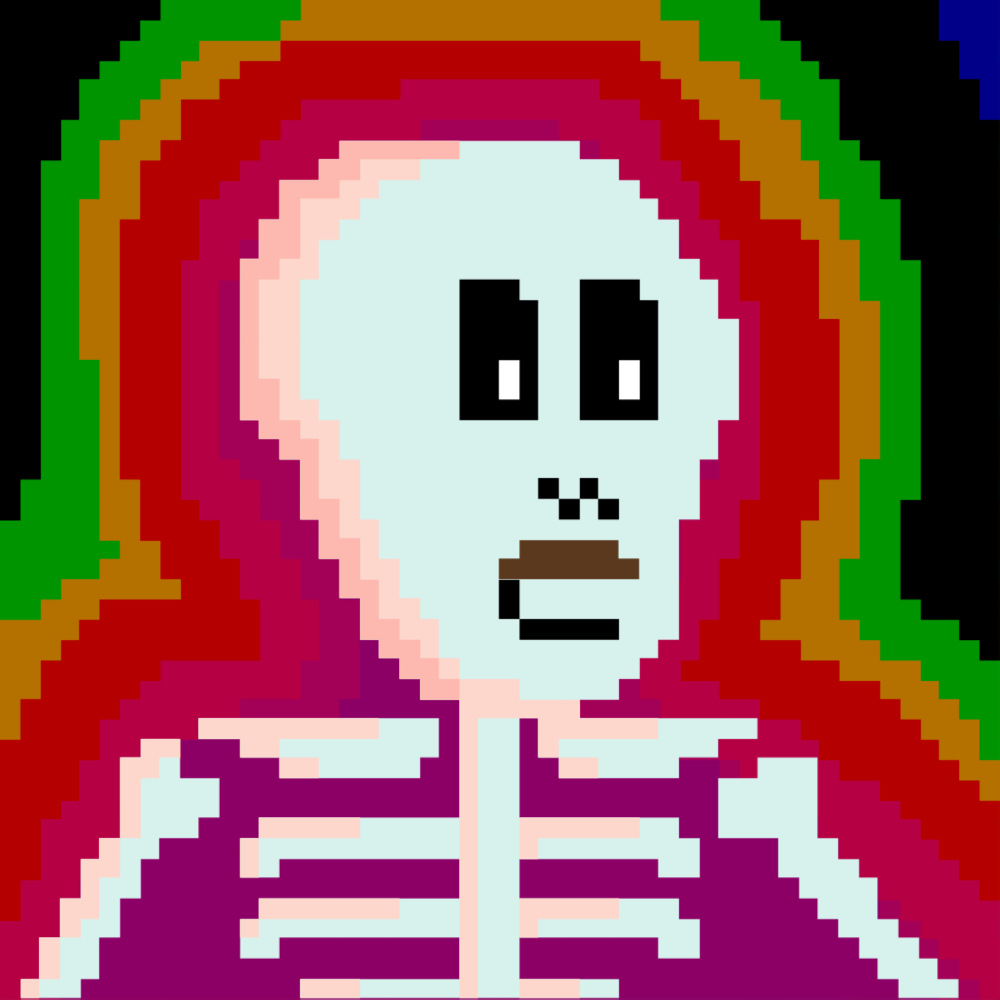 PIXEL SKULLETTI 1 #135