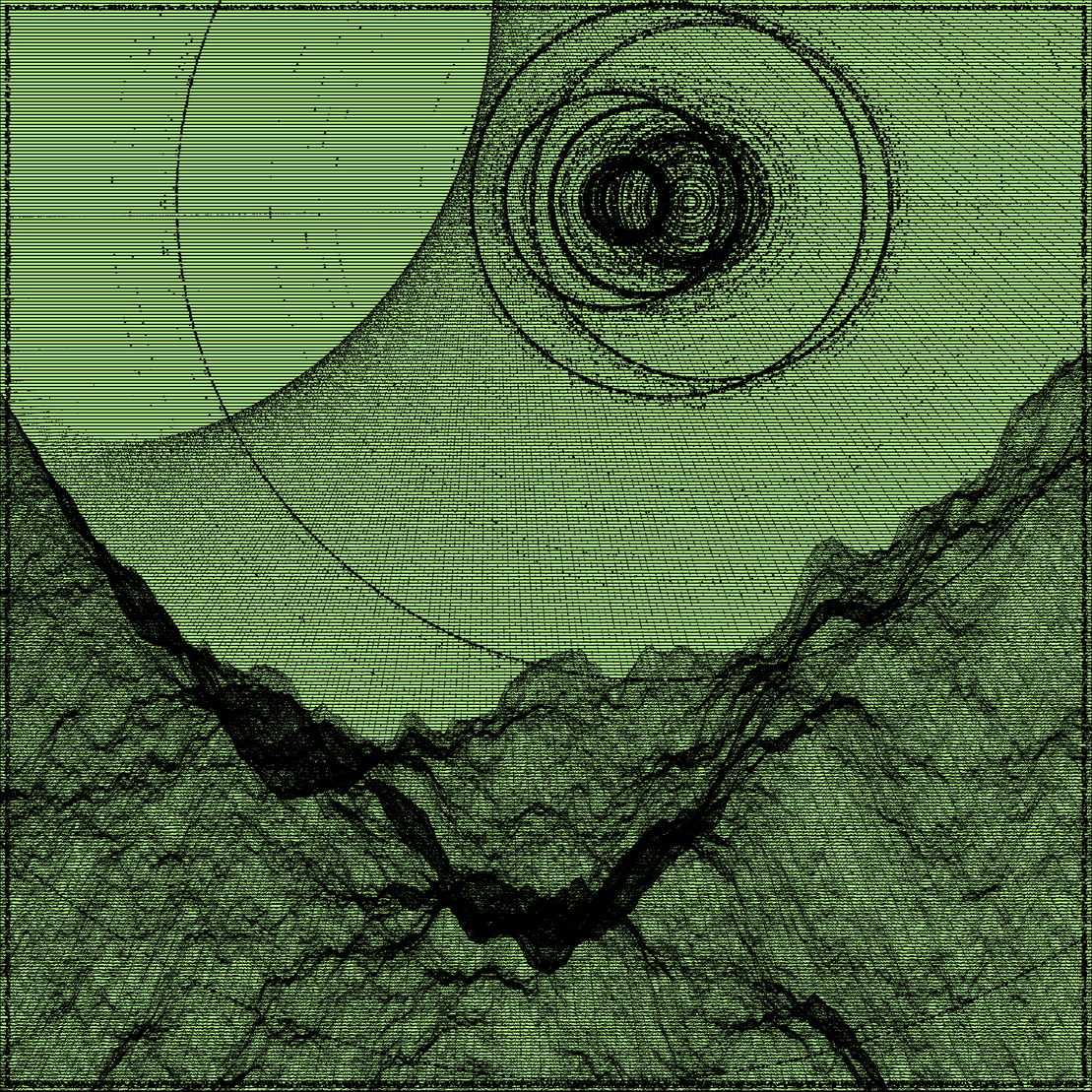 Surreal classic generative landscape #13