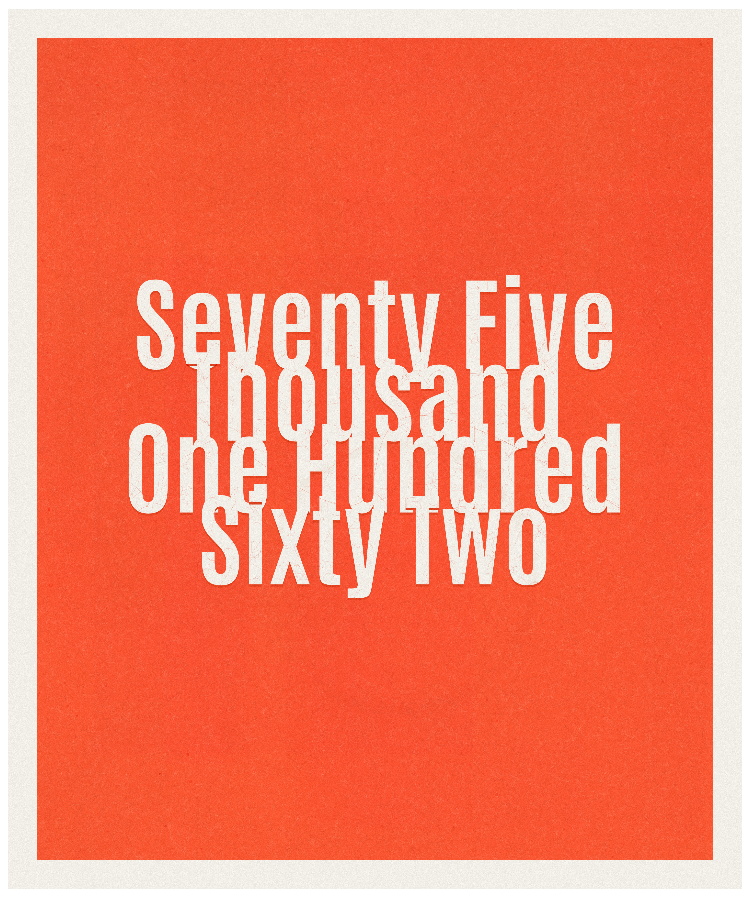 Count #75162