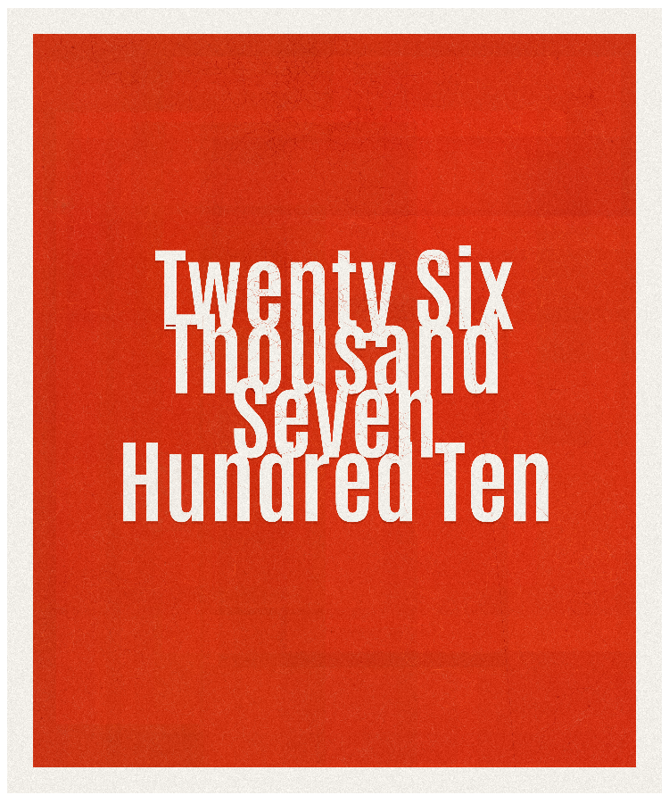 Count #26710