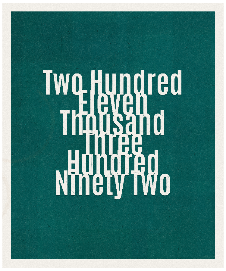 Count #211392