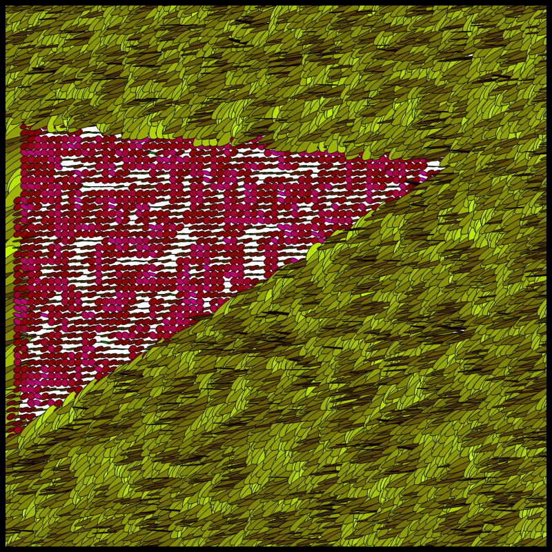 Flow Field Circles Triangle #21