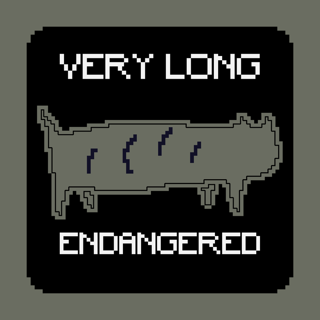 VERY LONG ENDANGERED CAT #14