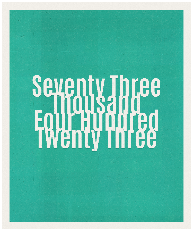 Count #73423