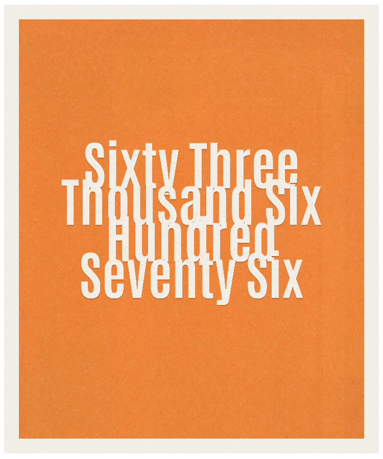 Count #63676