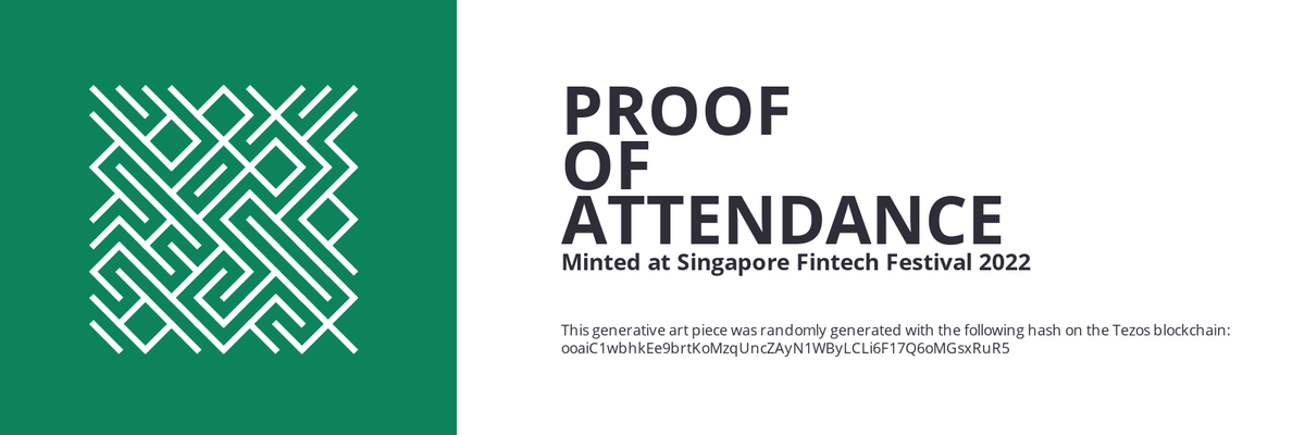 SFF2022 Proof of Attendance Token #98