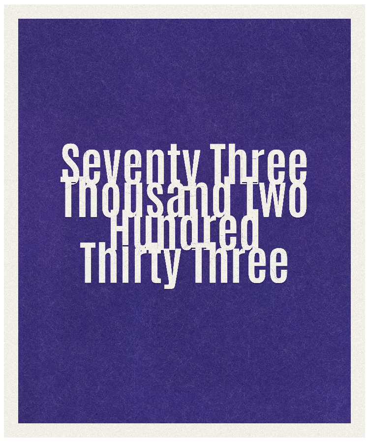 Count #73233