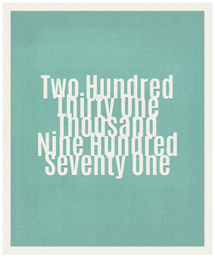 Count #231971