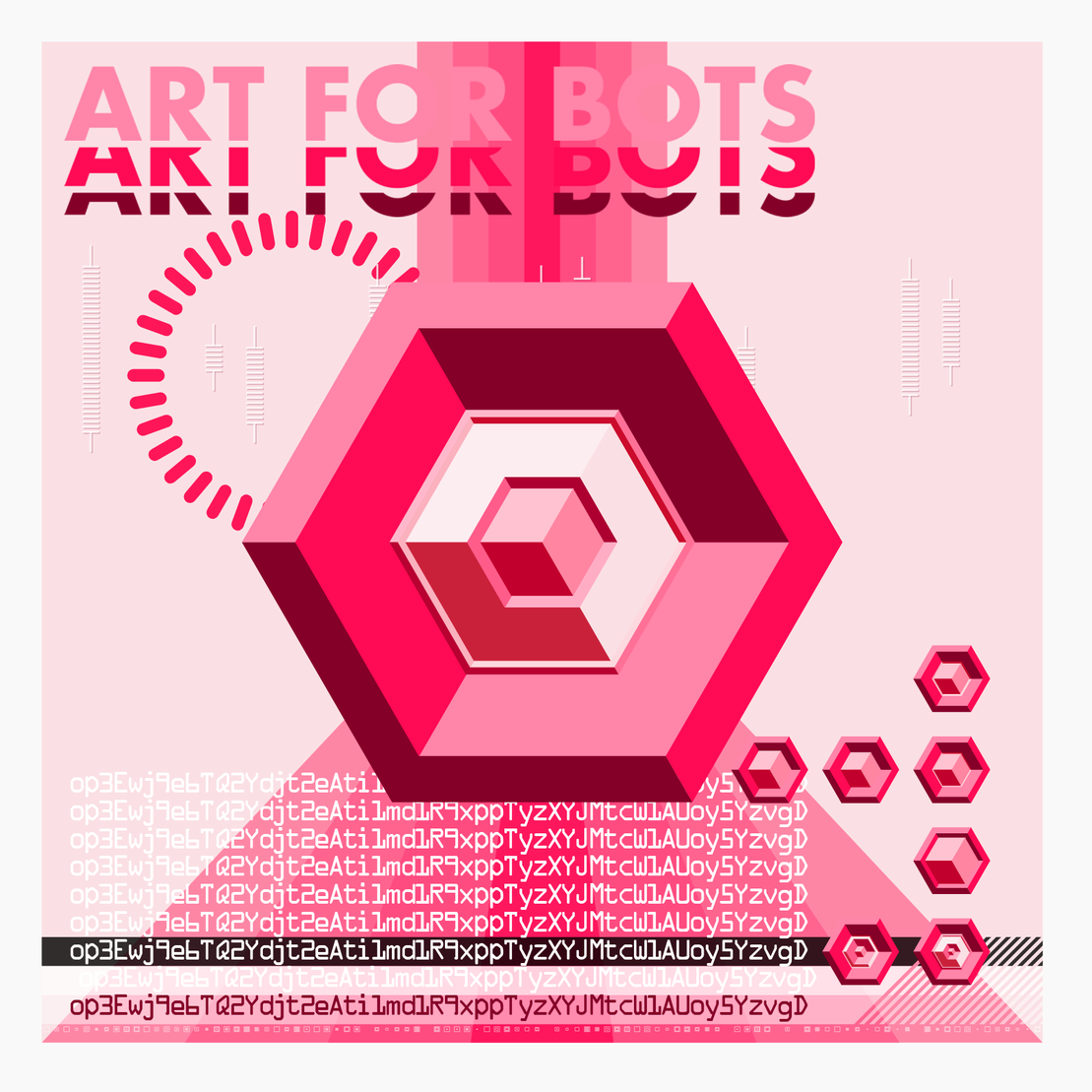 Hexagones - Art forBots forHumans forPrint #9