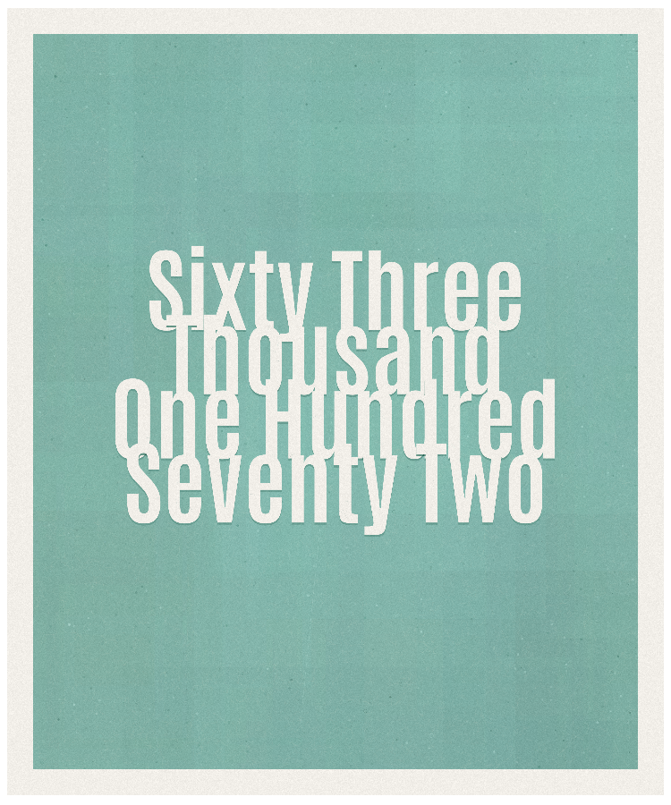 Count #63172