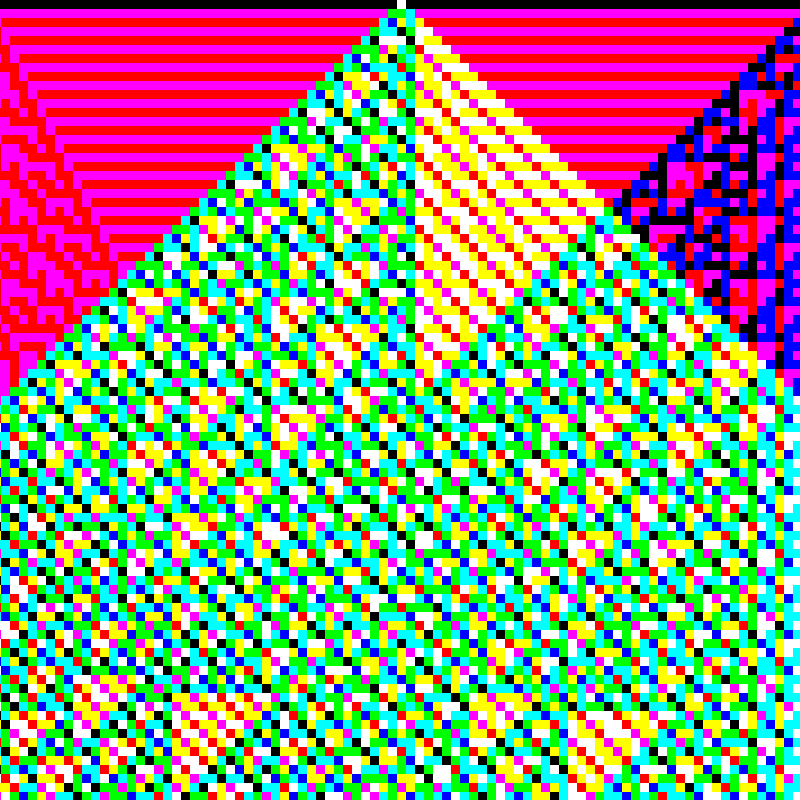 RGB Elementary Cellular Automaton #239