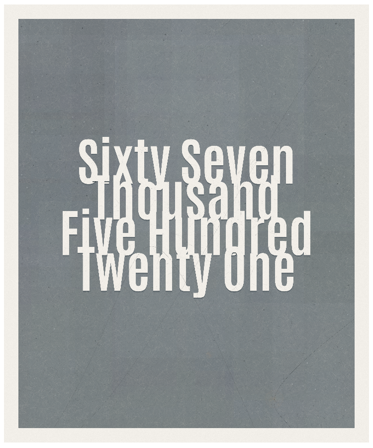 Count #67521