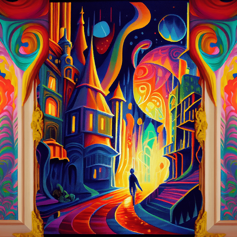 AI Psychedelic City #8