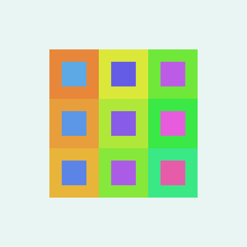 Colored blocks #100