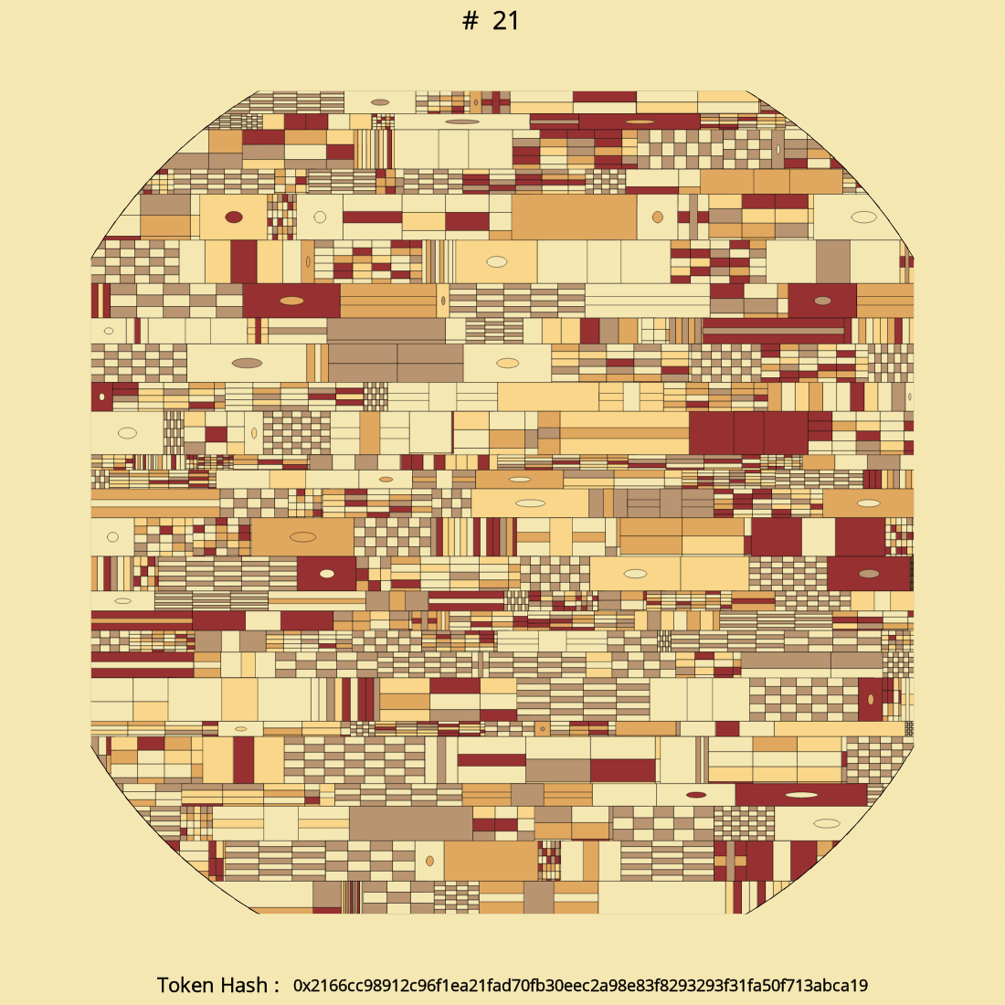 Abstracte Raster:The last piece #21