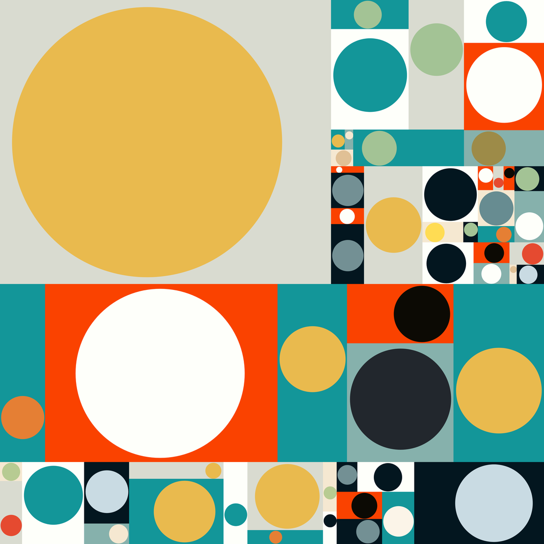 An Increasing Series Of Dots #56