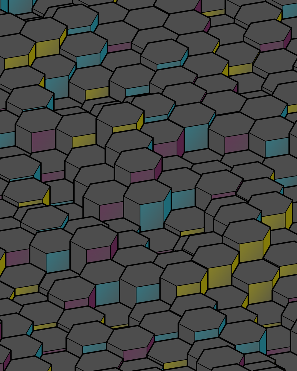 Hexagones Landscape #57