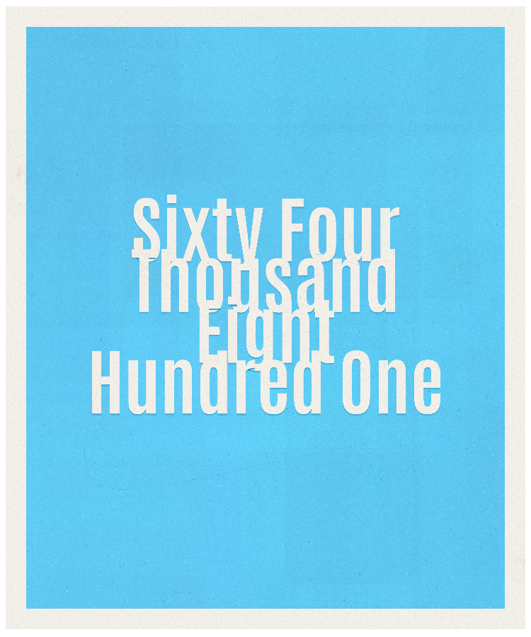 Count #64801