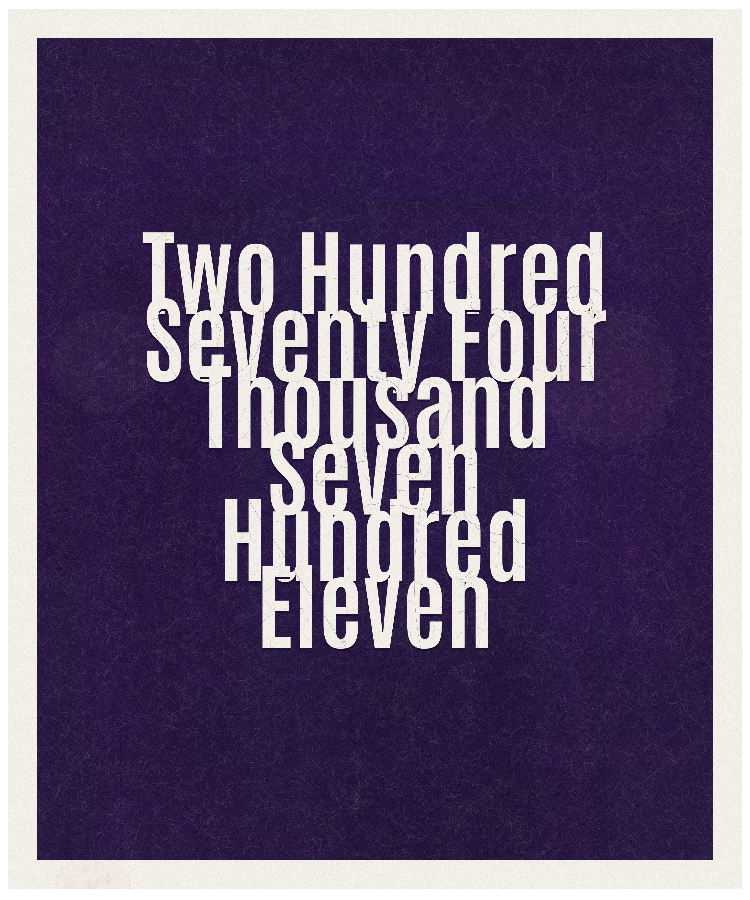Count #274711