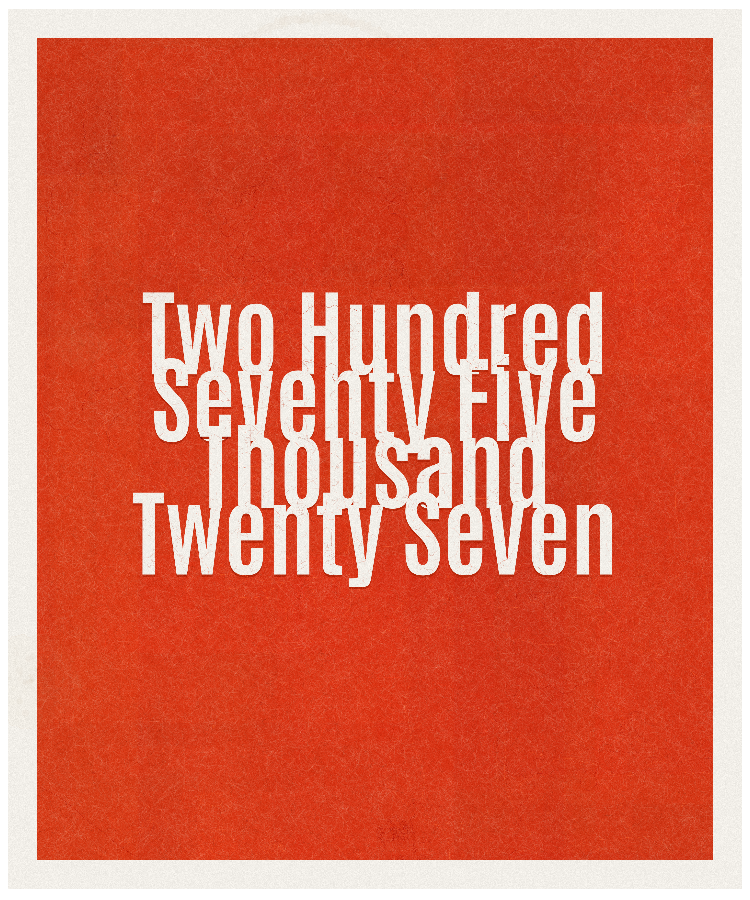 Count #275027