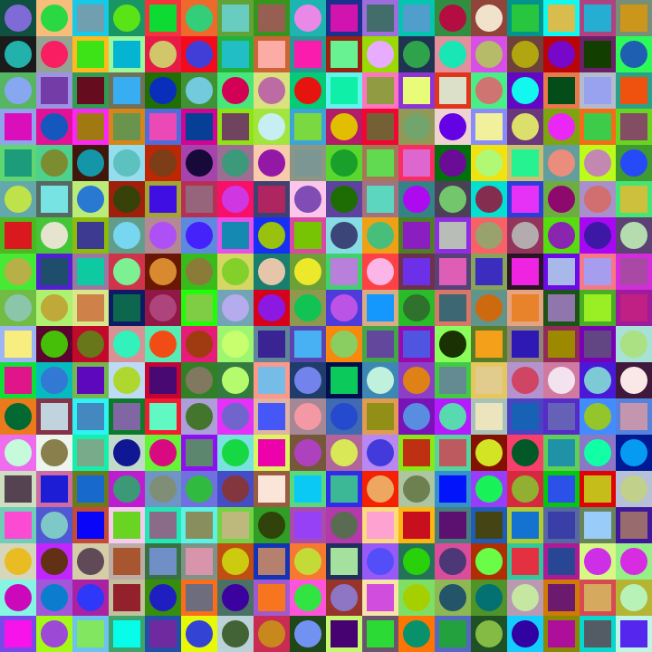 Square Dot Composition #160