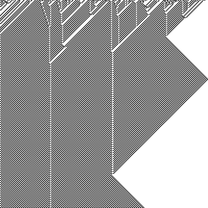 Colored Elementary Cellular Automaton #411