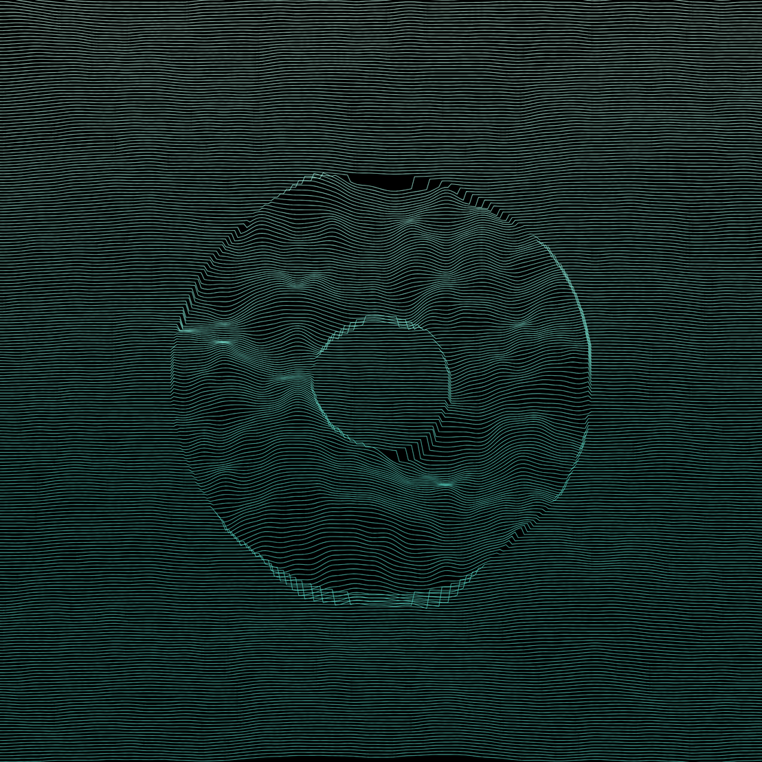 Waves Circle (For Plotter) #120