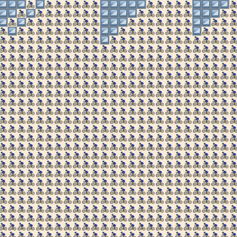 Elementary Cellular Emoji Automata #790